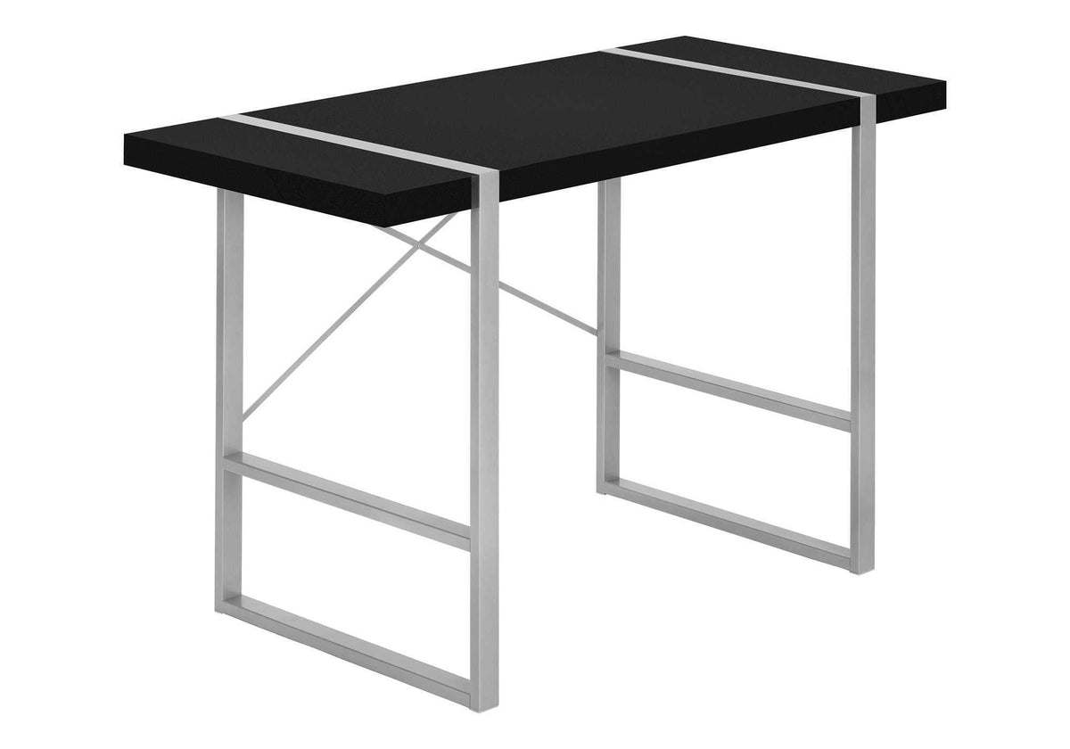 Industrial Computer Desk with Concrete-Look Tabletop - Multiple Colors