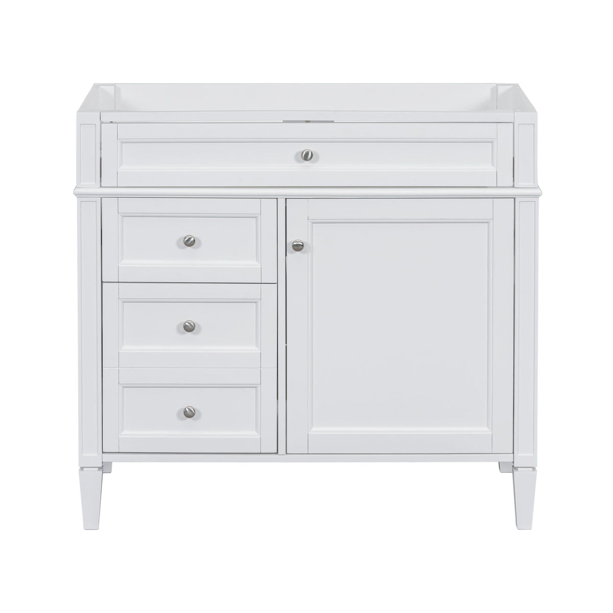 Bathroom Vanity with 2 Drawers and Tip-Out Storage - Multiple Colors