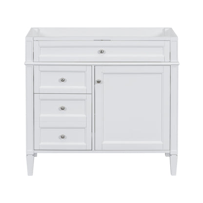 Bathroom Vanity with 2 Drawers and Tip-Out Storage - Multiple Colors