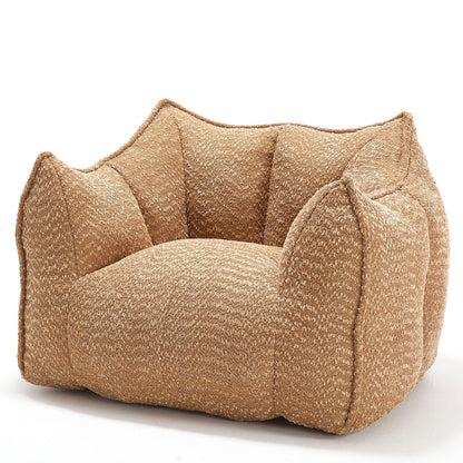 Chenille Arm Chair with Highly Resilient Foam - Multiple Colors