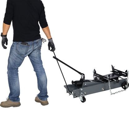 Low Profile Hydraulic Floor Jack with 2200lb Capacity - Dark Gray or Light Blue