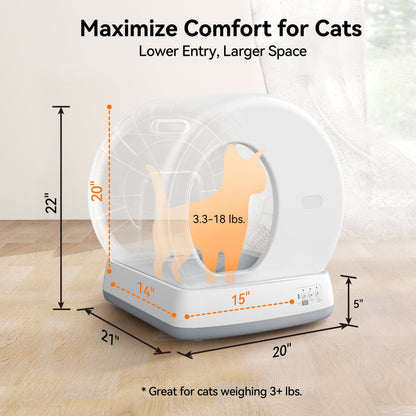 Smart Automatic Self-Cleaning Cat Litter Box