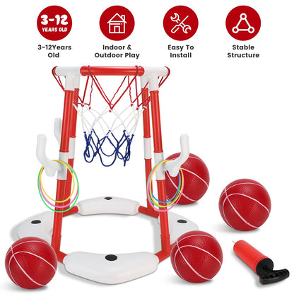 GBruno Floating Pool Basketball Game for Kids