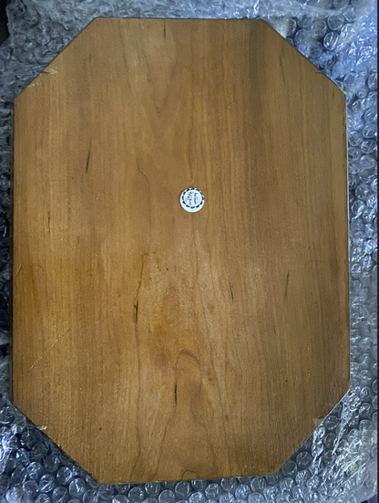 Authentic Vintage Traditional Wood Mosaic Tray
