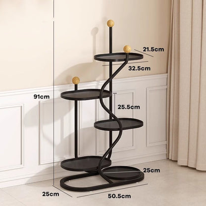 Flower rack living room floor standing storage rack