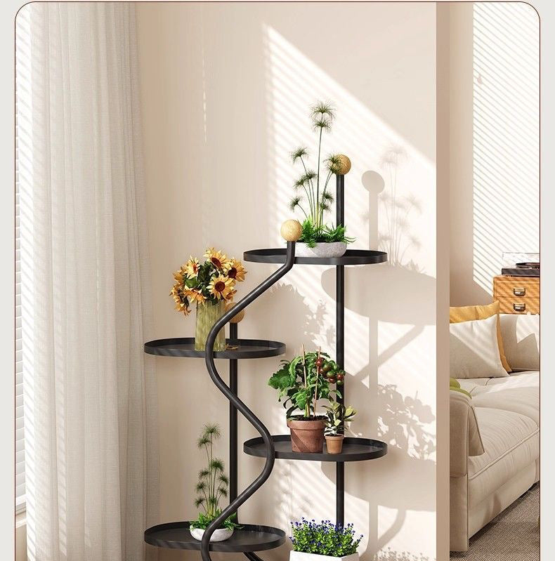 Flower rack living room floor standing storage rack