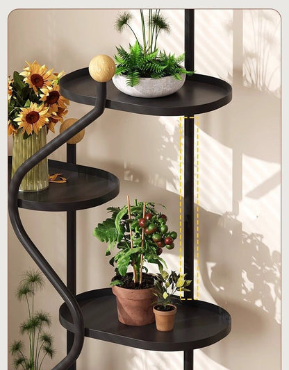 Flower rack living room floor standing storage rack