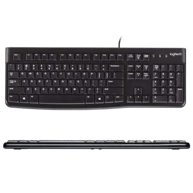 Logitech K120 wired keyboard notebook desktop computer office home USB office desktop waterproof