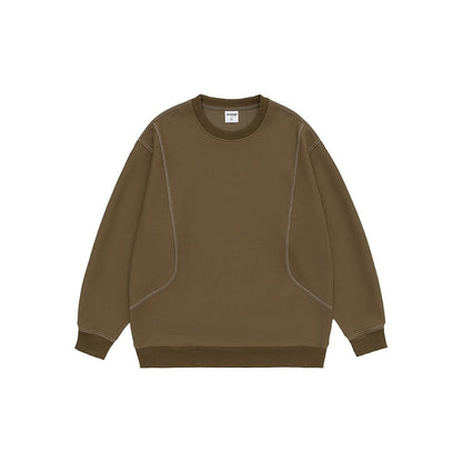 Hoodie Men's Round Neck Sweatshirt Loose Oversized  Men's Outerwear