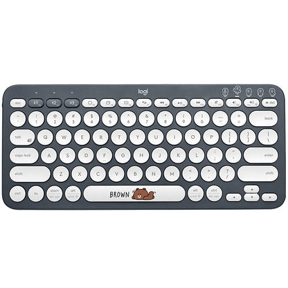 Logitech K380 Mini Bluetooth Wireless Keyboard Tablet Phone Pebble2+K390 Set