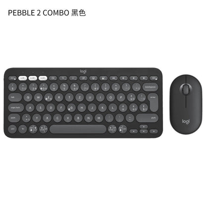 Logitech K380 Mini Bluetooth Wireless Keyboard Tablet Phone Pebble2+K390 Set