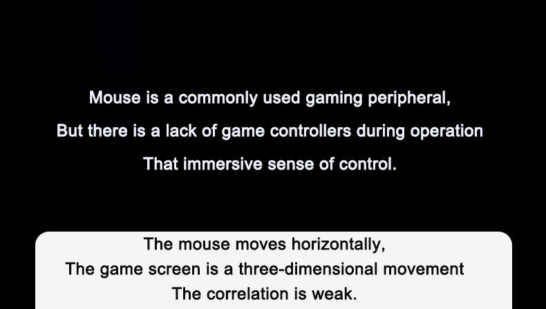 Shooting Game Mouse Gun style Vertical Handle Grip Trigger Features Pistol Vertical Dedicated Wired Peripheral