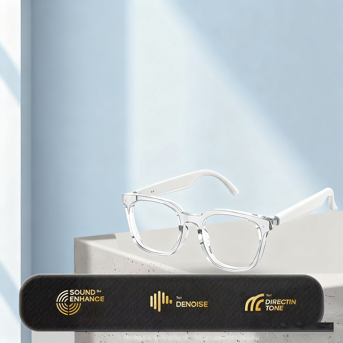 HY-C8 AI Intelligent Translation Wireless Bluetooth Glasses Earphones 75 Language Conference Simultaneous Interpretation