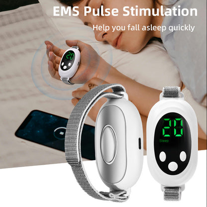 Portable Pulse Sleep Aid Relieves Insomnia Helps Fall Asleep Fast Handheld Sleeper