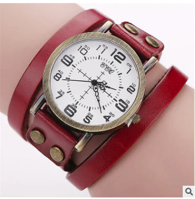 Vintage Leather Quartz Watch
