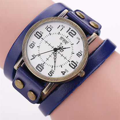 Vintage Leather Quartz Watch
