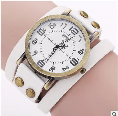 Vintage Leather Quartz Watch