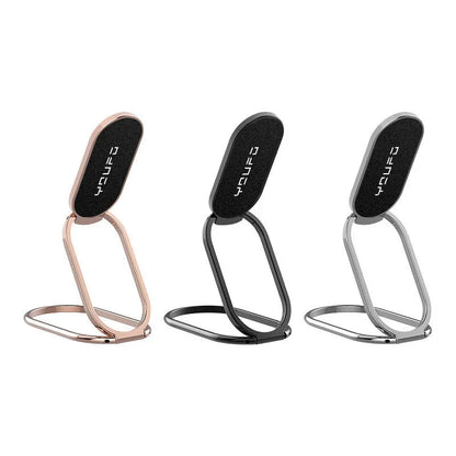 Ring Buckle Holder Metal Magnetic Folding Lazy Phone Holder