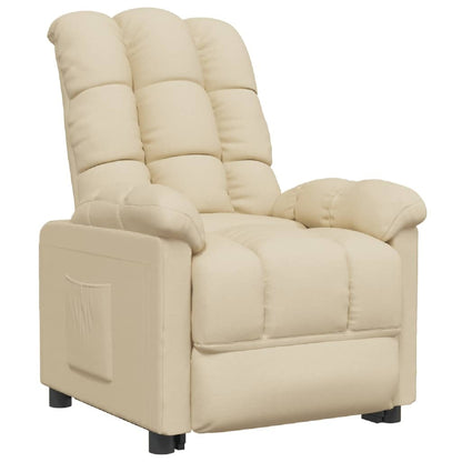 Recliner Cream Fabric