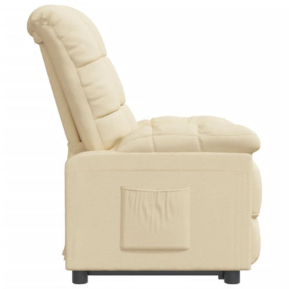 Recliner Cream Fabric