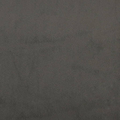 Bed Frame without Mattress Dark Gray Twin Velvet