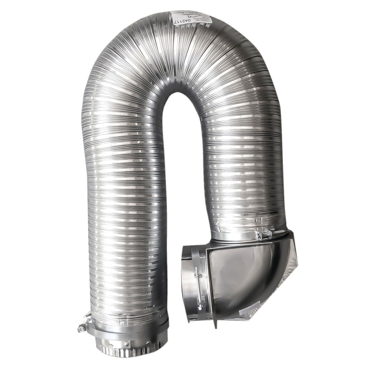 Builder's Best 112423 4" x 8ft UL Transition-Duct Single-Elbow Kit