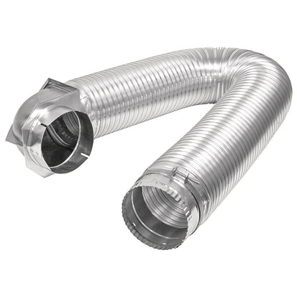 Builder's Best 112423 4" x 8ft UL Transition-Duct Single-Elbow Kit