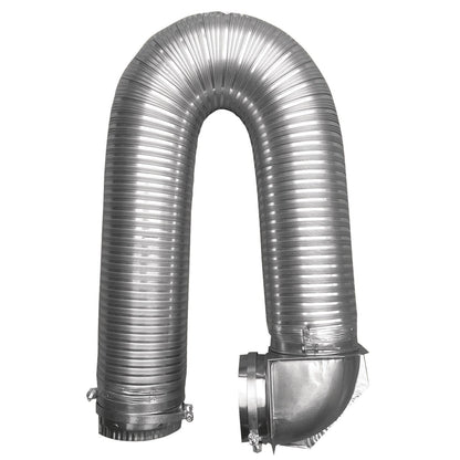 Builder's Best 112423 4" x 8ft UL Transition-Duct Single-Elbow Kit