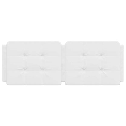 Headboard Cushion "Zadar" White 53.9" Faux Leather
