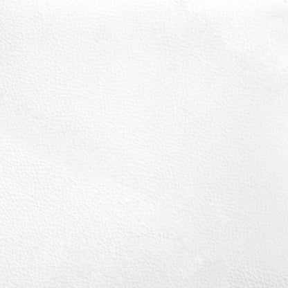 Headboard Cushion "Zadar" White 53.9" Faux Leather