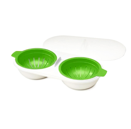 Color: Green1 - Microwave oven, egg cup, food grade steamed egg