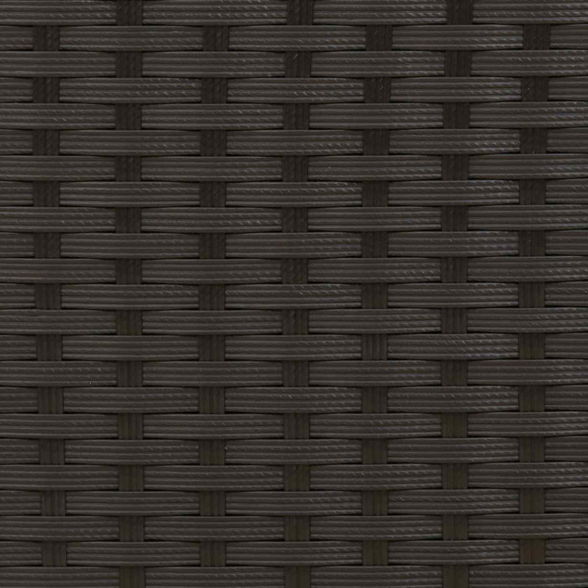 Garden set Black Poly Rattan