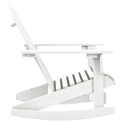Patio Rocking Chair Wood White