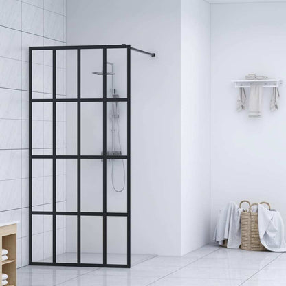 Walk-in Shower Screen Clear Tempered Glass 55.1"x76.8