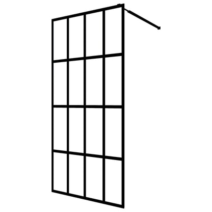 Walk-in Shower Screen Clear Tempered Glass 55.1"x76.8
