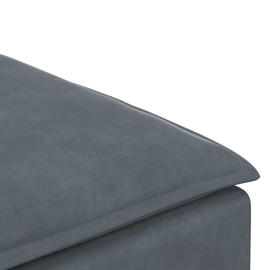 Modular Sofa Footstool Module Dark Gray 39.4"x39.4"x18.9