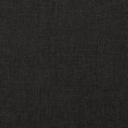 2-Seater Sofa Bed with Two Pillows Black Fabric