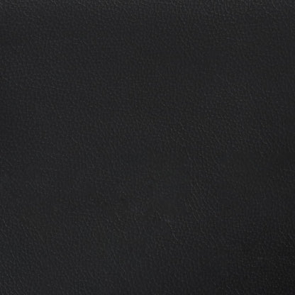 2-Seater Sofa Black 47.2" Faux Leather