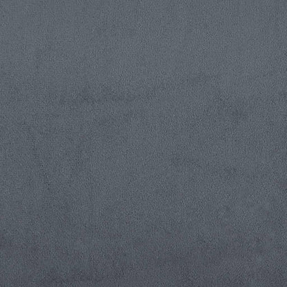 Modular Sofa with Cushions Velvet Dark Gray