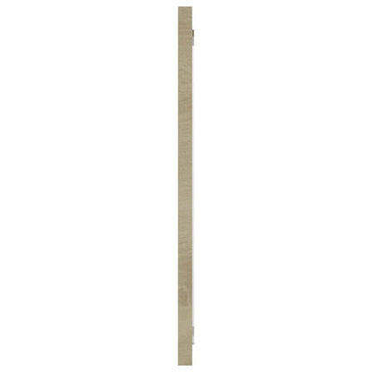 Bathroom Mirror Sonoma Oak 39.4"x0.6"x14.6" Engineered Wood