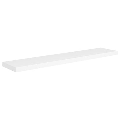 Floating Wall Shelf White 47.2"x9.3"x1.5" MDF
