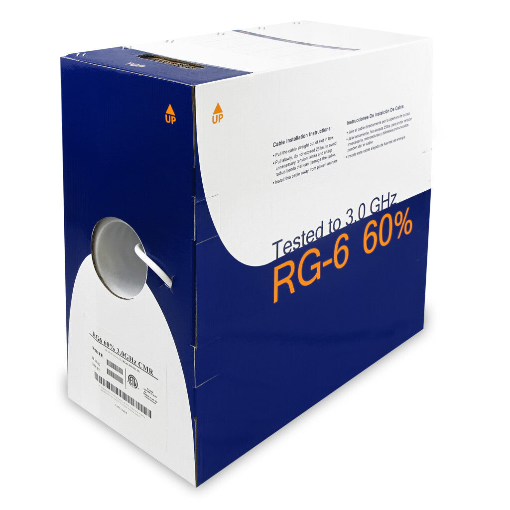 Rg6 coax 1000ft pull box box rg6urbk