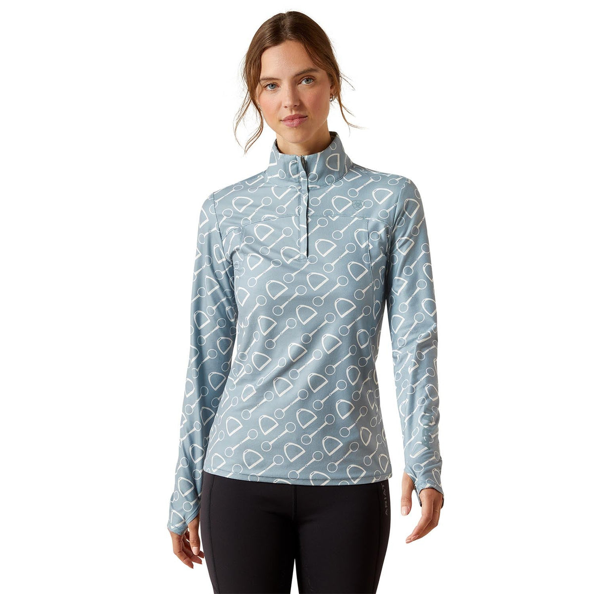Ariat Women's Lowell 3.0 Long Sleeve 1/4 Zip Baselayer Shirt – Soft, Breathable, Performance Riding Top