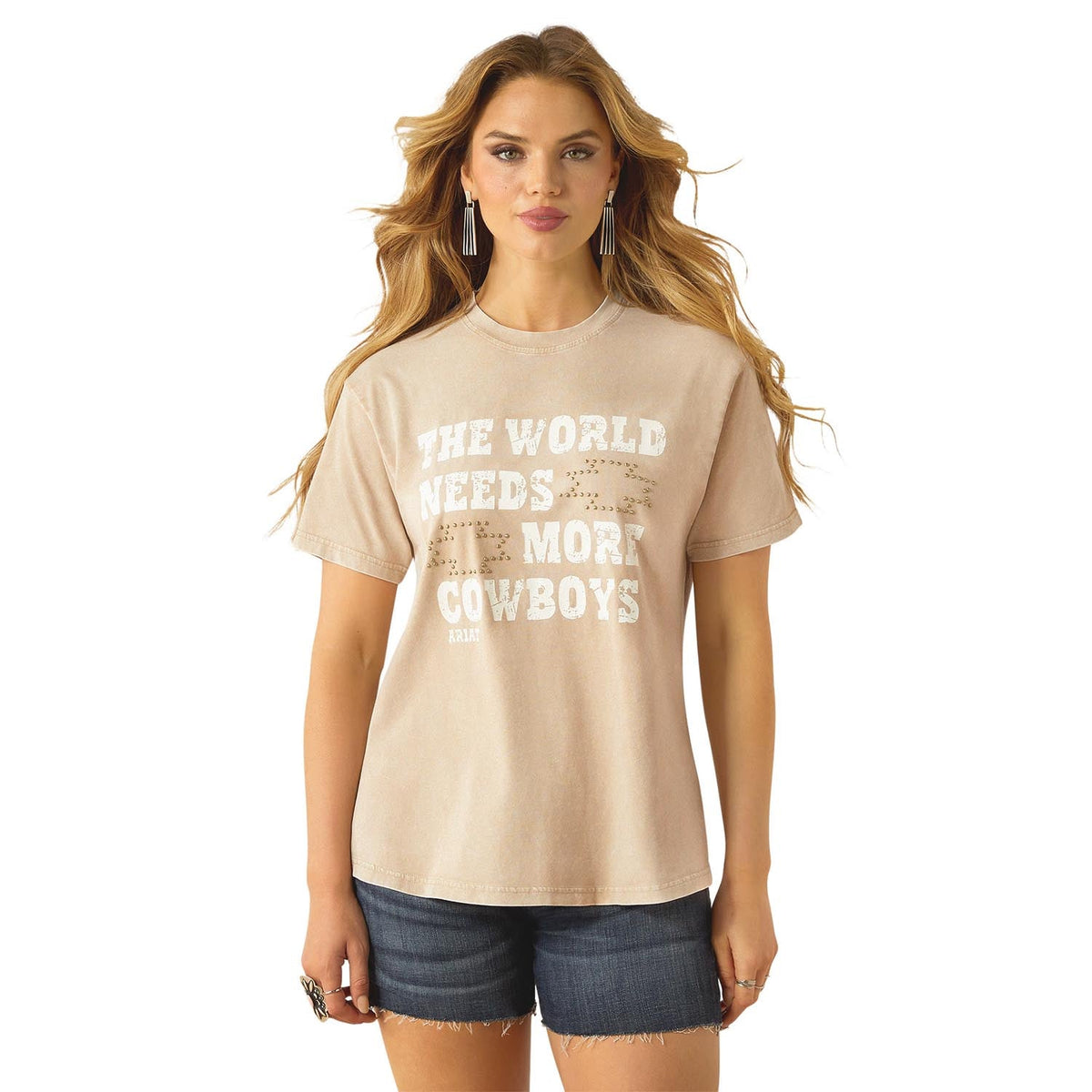 Ariat Womens "More Cowboys" Shirt