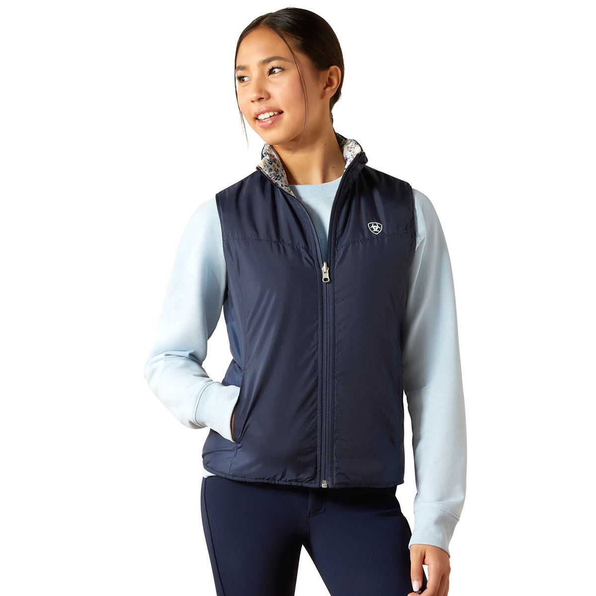 Ariat Youth Bella Reversible Insulated Riding Vest – Lightweight & Warm