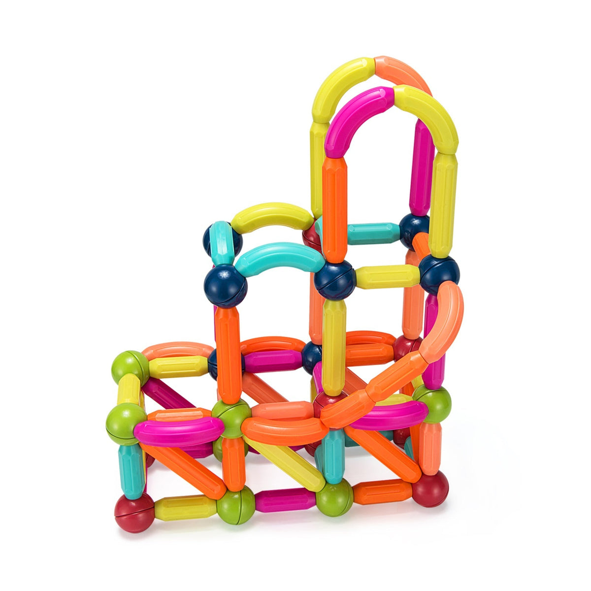 88 Pieces Magnetic Balls and Rods Set Building Blocks Set For Kids over 3 Years