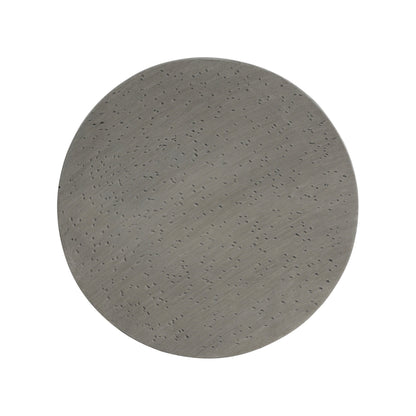 Outdoor Lightweight Concrete Side Table with Hourglass Design