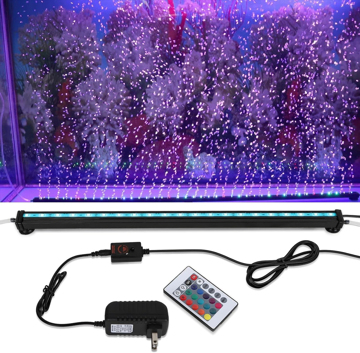 Fish Tank Light with Air Bubble Hole