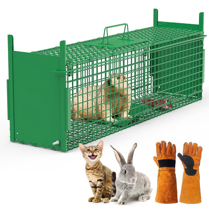 40in Live Animal Trap Cage - Humane Catch & Release