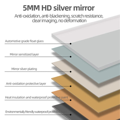 Gold Full Length Floor Mirror with PS Frame - 70" x 32"